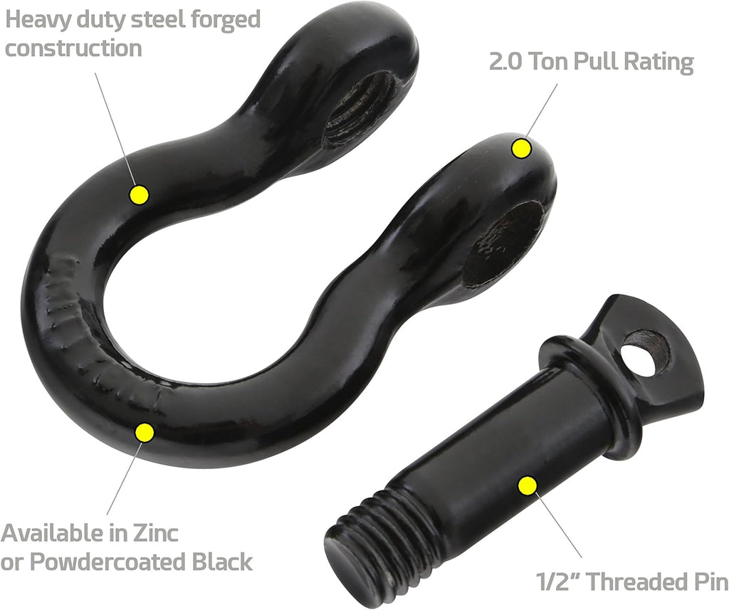 D-RING 1/2IN PIN 2 TON - SB13046B