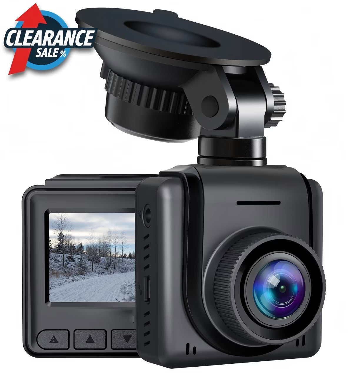 Dash Cam Front, 1080P Full HD Front Dash Camera, 1.5" LCD Screen, 170° Wide Angle, Emergency and Loop Recording, Parking Monitor, Night Vision,G-Sensor, WDR
