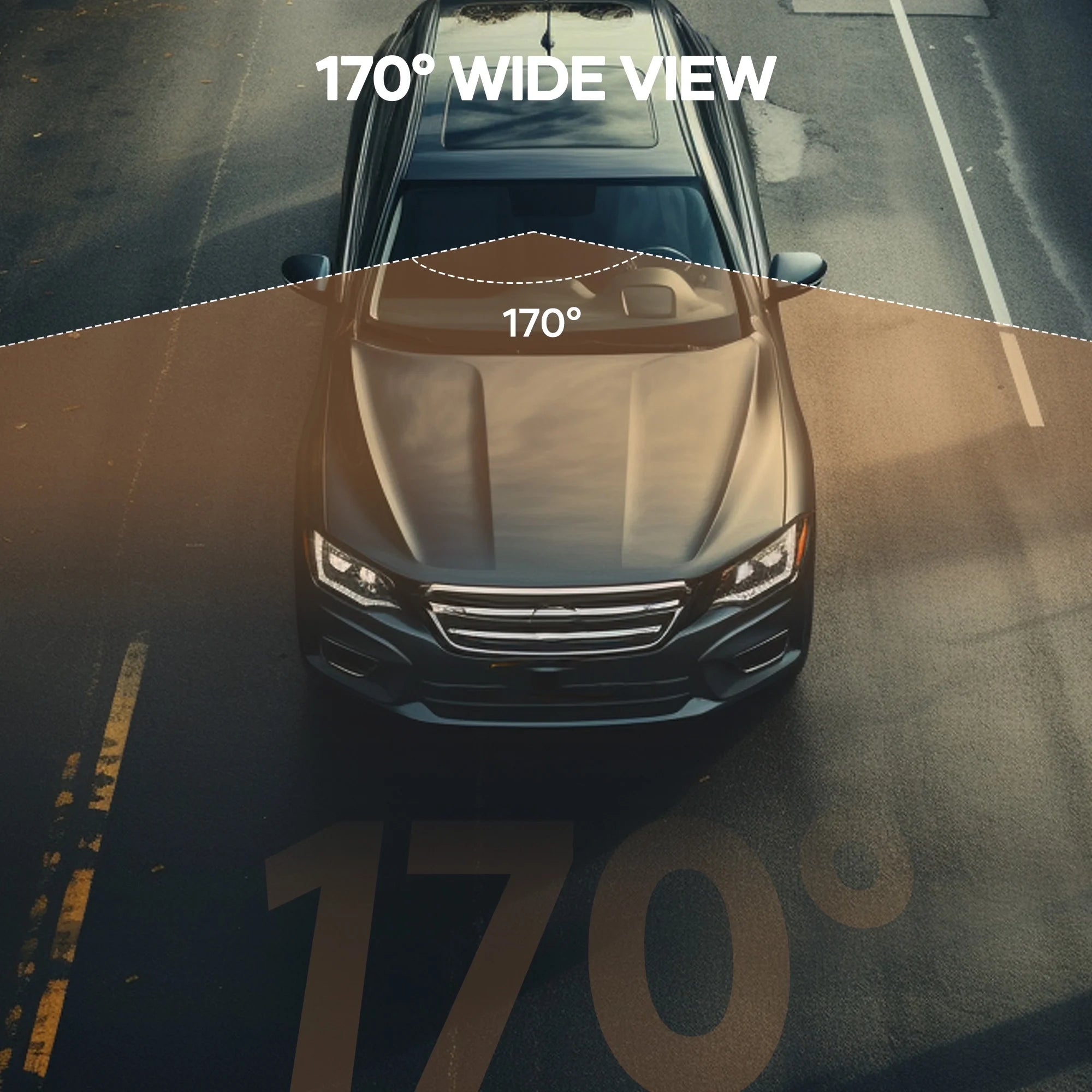 Dash Cam Front, 1080P Full HD Front Dash Camera, 1.5" LCD Screen, 170° Wide Angle, Emergency and Loop Recording, Parking Monitor, Night Vision,G-Sensor, WDR