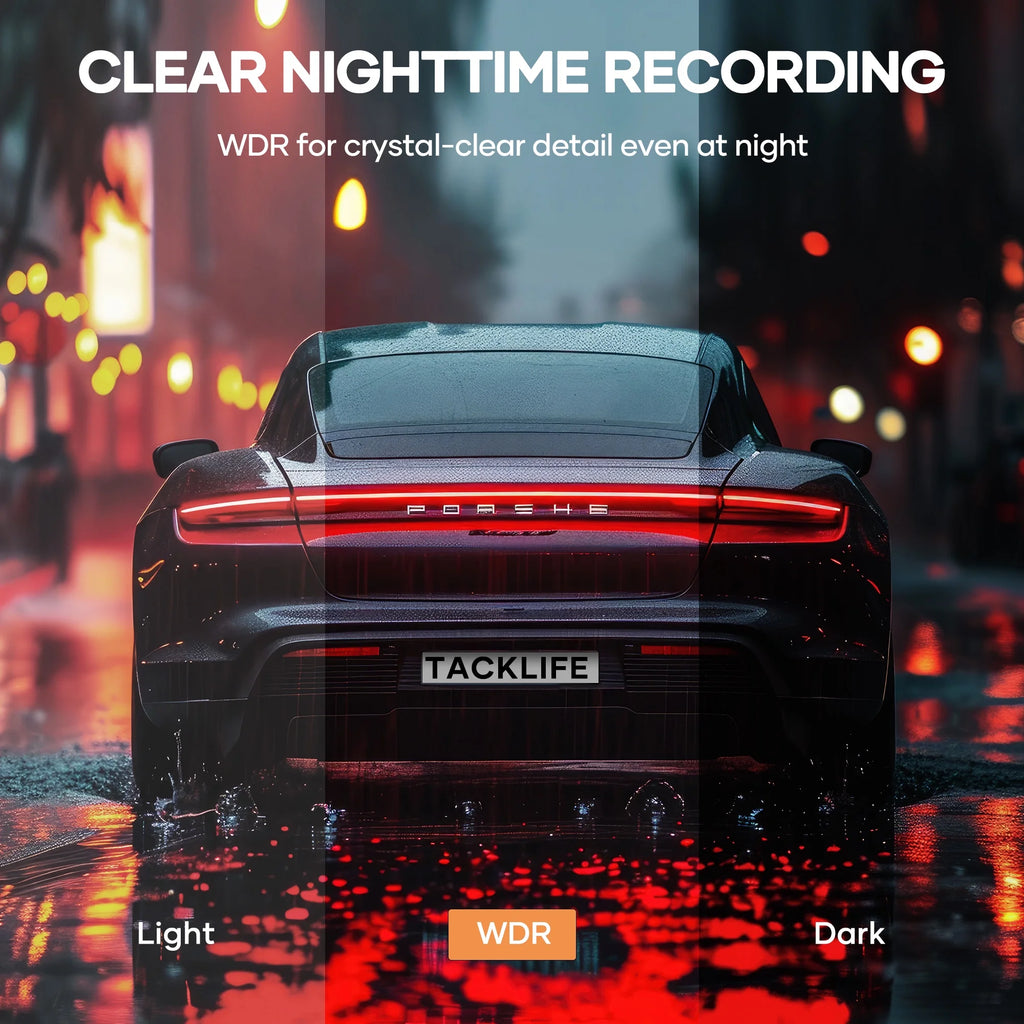 Dash Cam Front, 1080P Full HD Front Dash Camera, 1.5" LCD Screen, 170° Wide Angle, Emergency and Loop Recording, Parking Monitor, Night Vision,G-Sensor, WDR