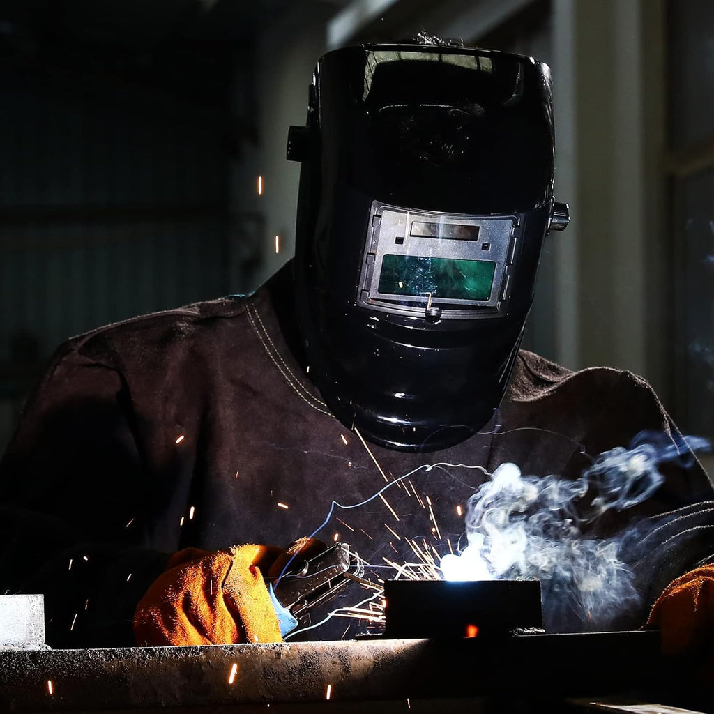 Welding Helmet Auto Darkening: DEKORPO True Color Solar Powered Auto Darkening Welding Welder Mask Hood Helmets